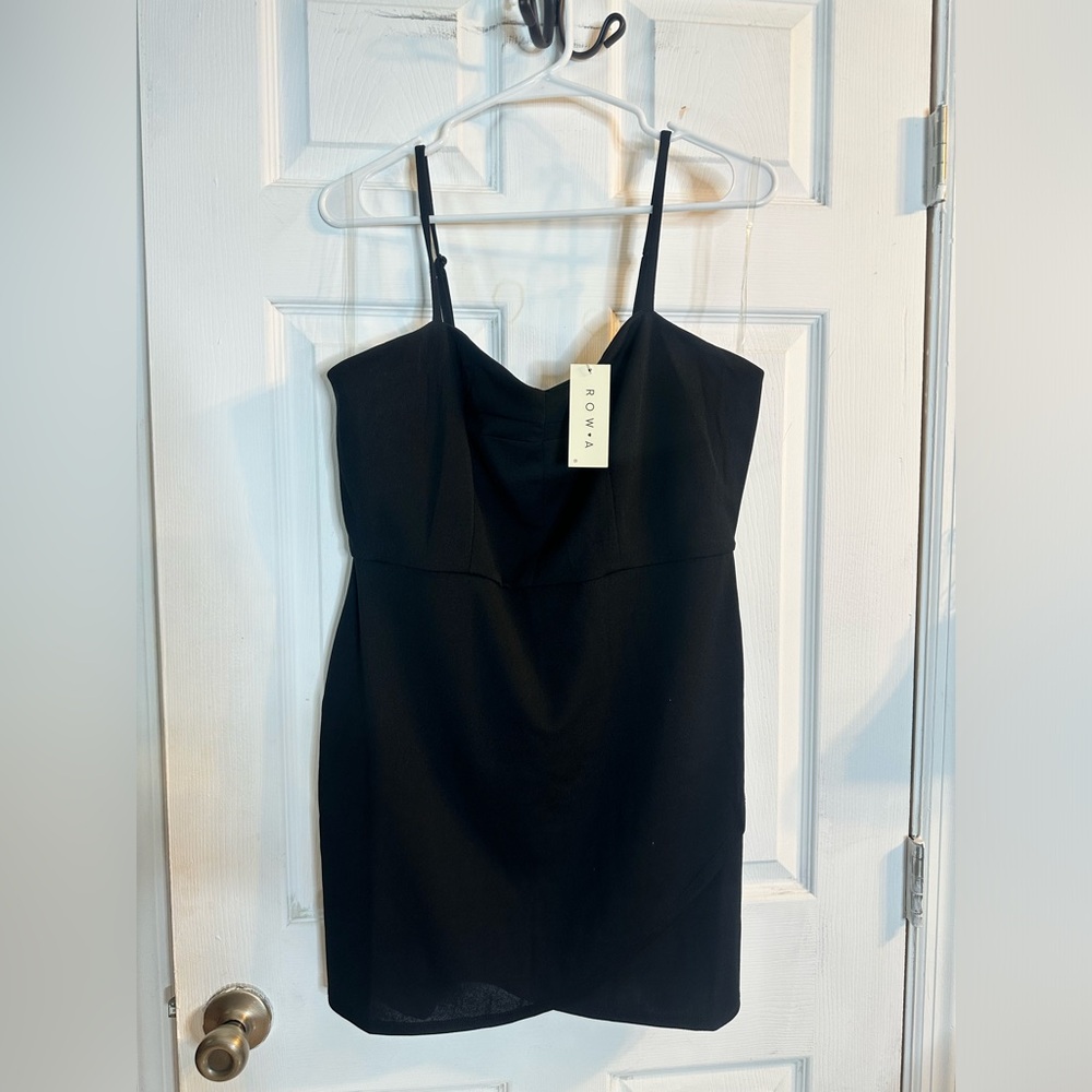 Rowa size XL mini black dress